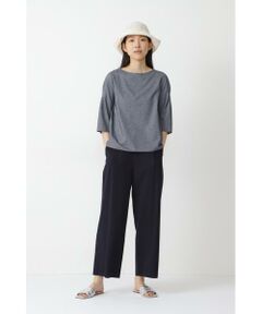 human woman / ヒューマンウーマン パンツ | ◆綿麻サッカーパンツ