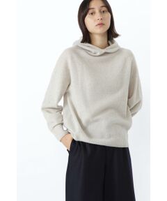 human woman / ヒューマンウーマン ニット・セーター | ◆ミドルゲージニュアンスニットパーカー