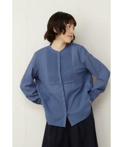 human woman / ヒューマンウーマン シャツ・ブラウス | ◆オーガニックタックブラウス