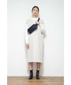 human woman / ヒューマンウーマン ワンピース | ◆袖ボリュームニットワンピース