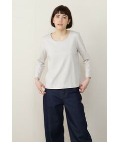 オーガニックコットンスムース長袖Ｔシャツ