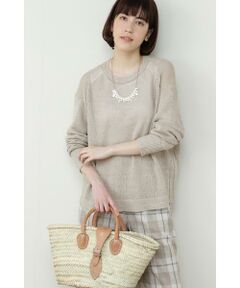 human woman / ヒューマンウーマン ニット・セーター | ◆≪arrive 5e≫ヘンプニットプルオーバー