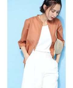 human woman / ヒューマンウーマン シャツ・ブラウス | ◆アキバローンスタンドカラーブラウス