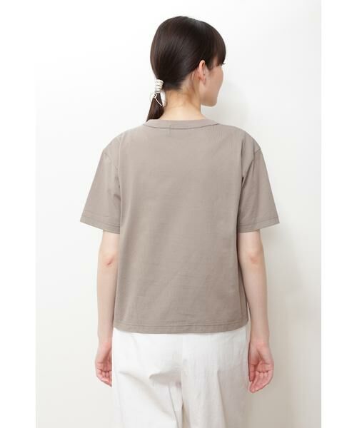 human woman / ヒューマンウーマン カットソー | ◆フロッキーロゴプリントＴシャツ | 詳細3