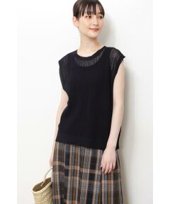 human woman / ヒューマンウーマン ニット・セーター | ◆透かし柄２ＷＡＹニット