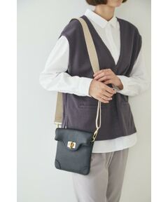 human woman / ヒューマンウーマン バッグ | ◆レザーショルダーバッグ