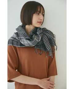 human woman / ヒューマンウーマン マフラー・ショール・スヌード・ストール | ◆ウールチェックストール