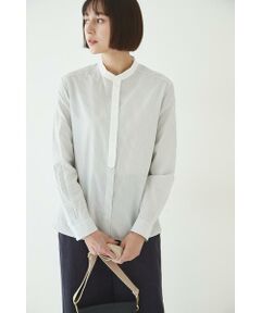 human woman / ヒューマンウーマン シャツ・ブラウス | ◆ドビーロンストブラウス