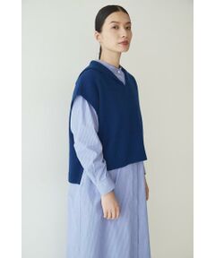 human woman / ヒューマンウーマン ニット・セーター | ◆セーラーカラーベスト