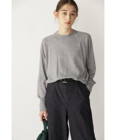 human woman / ヒューマンウーマン ニット・セーター | ◆ウールベーシックプルオーバーニット