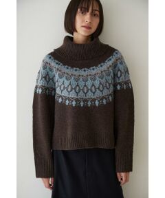 human woman / ヒューマンウーマン ニット・セーター | ◆求心柄ニット