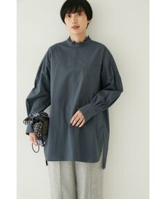 ◆≪arrive 5e≫ネックレースロングシャツ