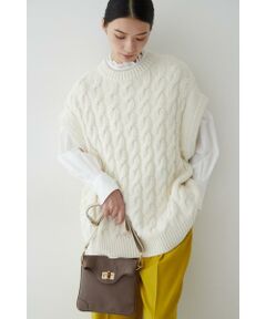 human woman / ヒューマンウーマン ニット・セーター | ◆≪arrive 5e≫ケーブルベスト