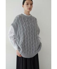 human woman / ヒューマンウーマン ニット・セーター | ◆≪arrive 5e≫ケーブルベスト