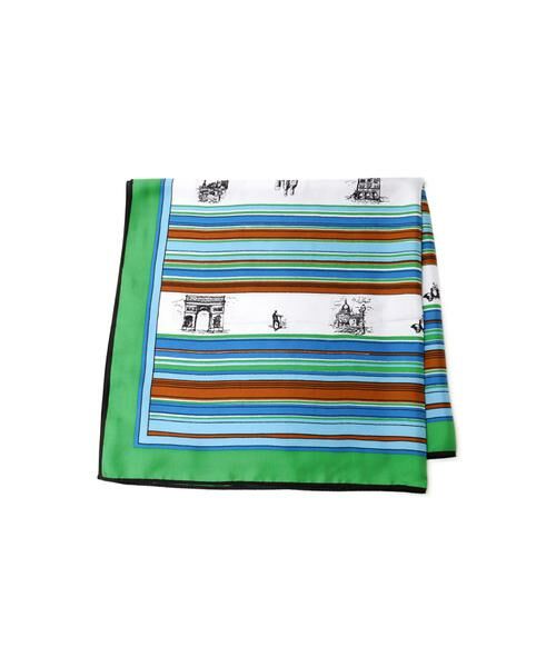 human woman / ヒューマンウーマン マフラー・ショール・スヌード・ストール | ◆オリジナルシルクスカーフ | 詳細6