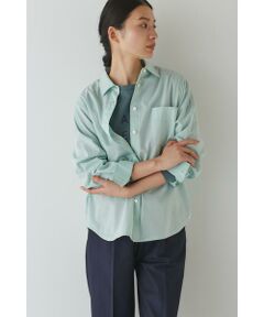 human woman / ヒューマンウーマン シャツ・ブラウス | ◆スプリングカラーシャツブラウス