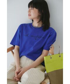 human woman / ヒューマンウーマン カットソー | ◆マリンロゴＴシャツ
