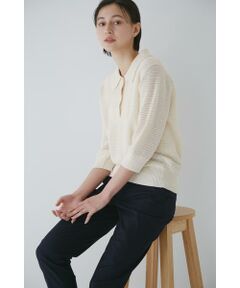 human woman / ヒューマンウーマン ニット・セーター | ◆メッシュポロニット