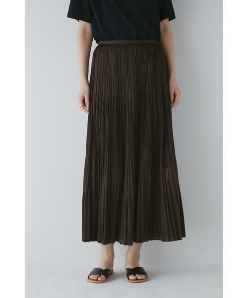 human woman / ヒューマンウーマン スカート | ◆オーガンジープリーツスカート | 詳細12