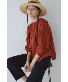 human woman / ヒューマンウーマン シャツ・ブラウス | ◆ギャザーピンタックブラウス