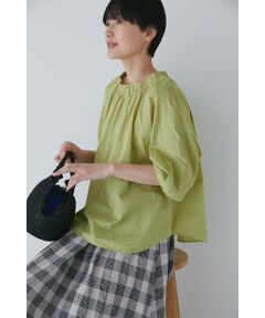 human woman / ヒューマンウーマン シャツ・ブラウス | ◆ギャザーピンタックブラウス