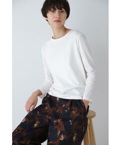 オーガニック綿天竺長袖Ｔシャツ