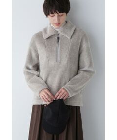 human woman / ヒューマンウーマン カットソー | ◆ボアプルオーバー