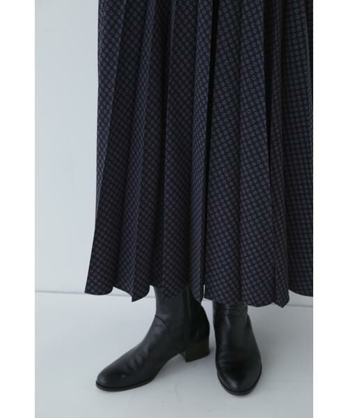 human woman / ヒューマンウーマン スカート | ◆ドットプリントプリーツスカート | 詳細15