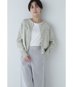 human woman / ヒューマンウーマン ニット・セーター | ◆ＭＩＸカラーギマカーディガン