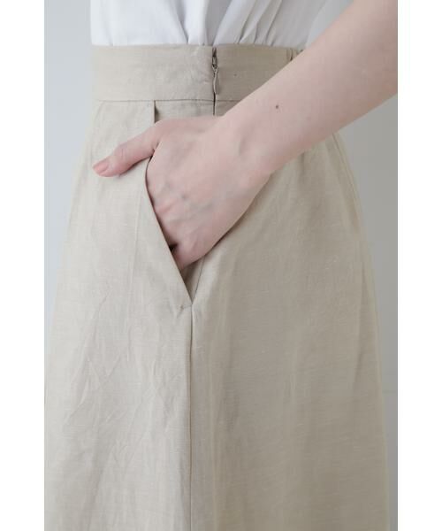 human woman / ヒューマンウーマン スカート | ◆綿麻シャンブレースカート | 詳細14