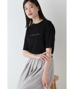 ◆メッセージロゴプリントＴシャツ