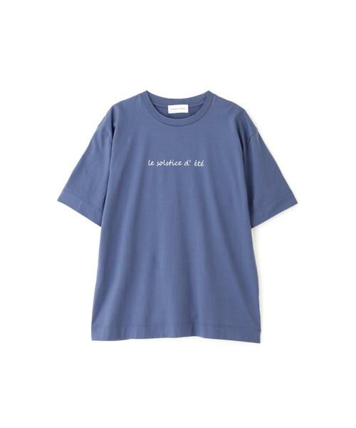 human woman / ヒューマンウーマン カットソー | ◆メッセージロゴプリントＴシャツ | 詳細1