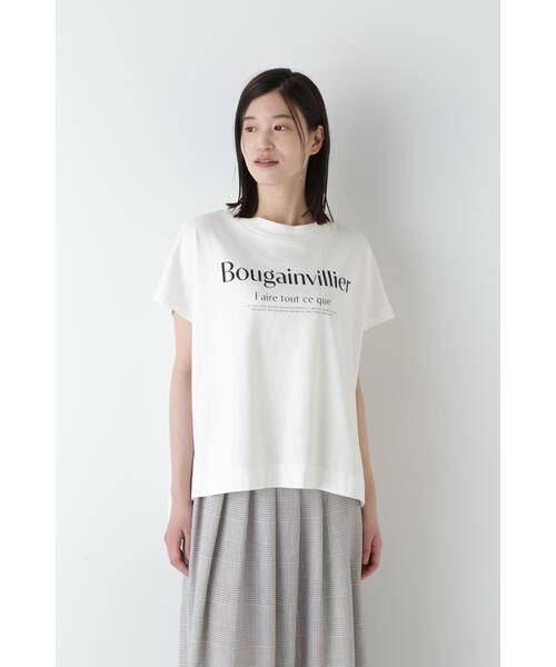 human woman / ヒューマンウーマン カットソー | ◆ロゴプリントプレーティングＢＩＧＴシャツ | 詳細15