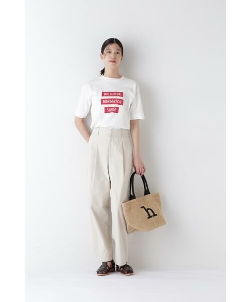 human woman / ヒューマンウーマン カットソー | ◆スポーティーロゴＴシャツ | 詳細2