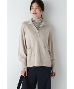 human woman / ヒューマンウーマン ニット・セーター | ◆衿付きニット