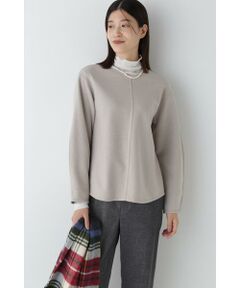 human woman / ヒューマンウーマン カットソー | ◆ウォッシャブルミルドジャージーVネックプルオーバー