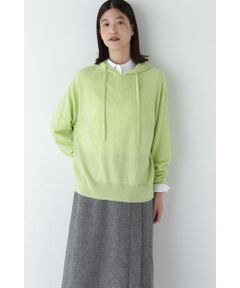 human woman / ヒューマンウーマン ニット・セーター | ◆ウールカシミヤフーディニット