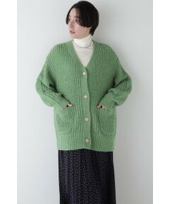 human woman / ヒューマンウーマン ニット・セーター | ◆ブークレ片畦2WAYはおり