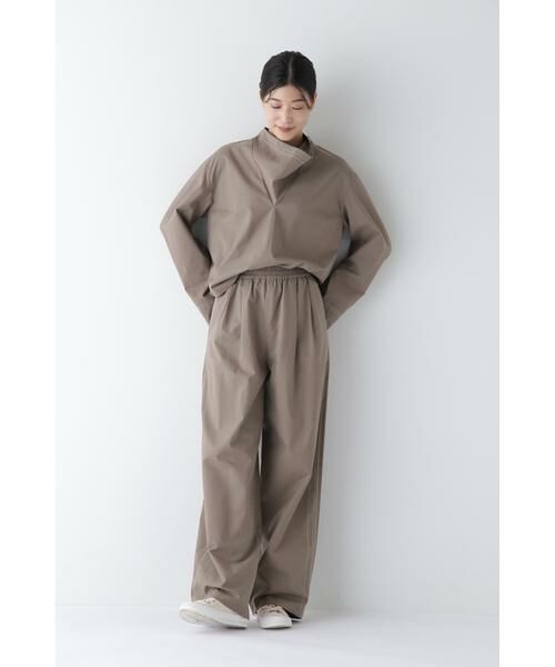 human woman / ヒューマンウーマン シャツ・ブラウス | ◆OGC/キュプラバーバリーニュアンスネックプルオーバー | 詳細14