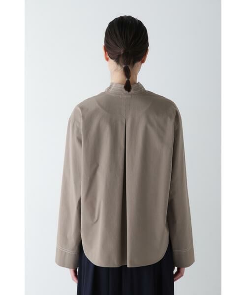 human woman / ヒューマンウーマン シャツ・ブラウス | ◆OGC/キュプラバーバリーニュアンスネックプルオーバー | 詳細16