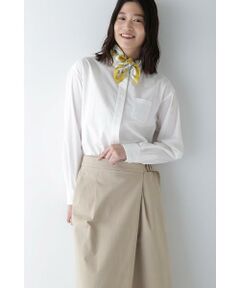 human woman / ヒューマンウーマン シャツ・ブラウス | ◆スタンドフリルドビーブラウス