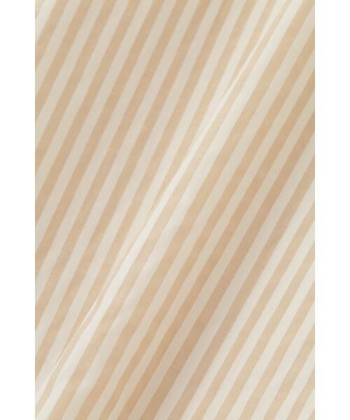 human woman / ヒューマンウーマン シャツ・ブラウス | ◆オーガニックコットン混ストライプオーバーシャツ | 詳細22