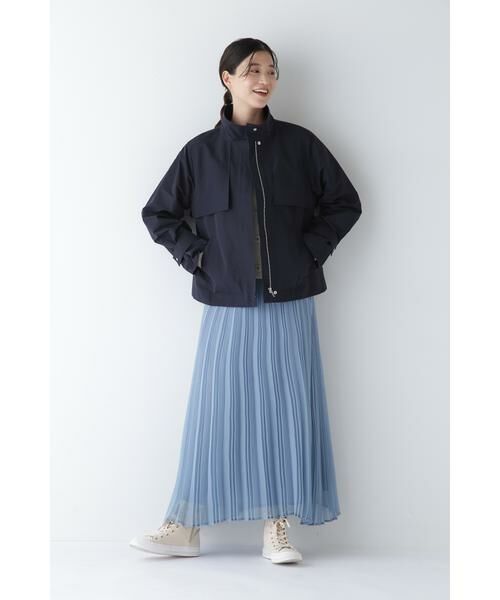 human woman / ヒューマンウーマン スカート | ◆スパンボイルアコーディオンプリーツスカート | 詳細3