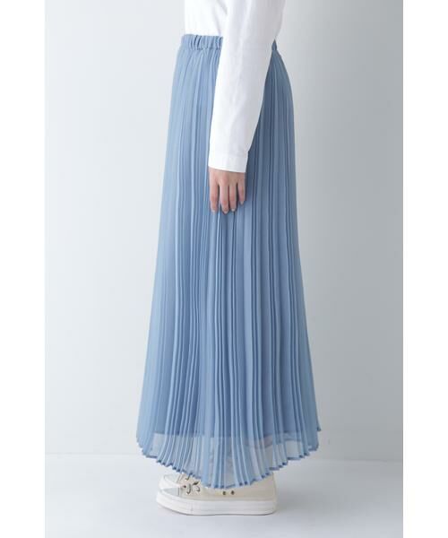 human woman / ヒューマンウーマン スカート | ◆スパンボイルアコーディオンプリーツスカート | 詳細5