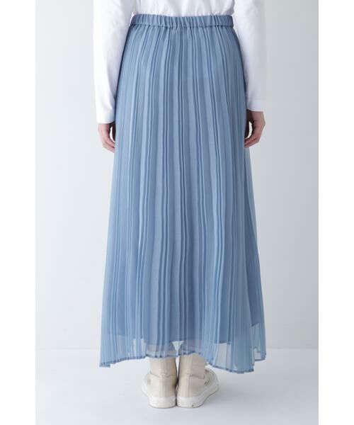 human woman / ヒューマンウーマン スカート | ◆スパンボイルアコーディオンプリーツスカート | 詳細6