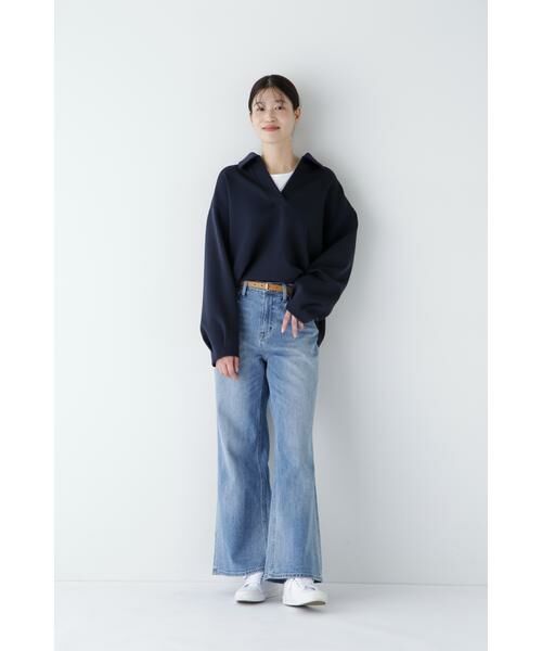 human woman / ヒューマンウーマン パンツ | フレアーデニム | 詳細2