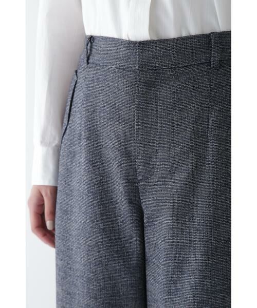 human woman / ヒューマンウーマン パンツ | ◆リングミックスツィードセミワイドパンツ | 詳細10