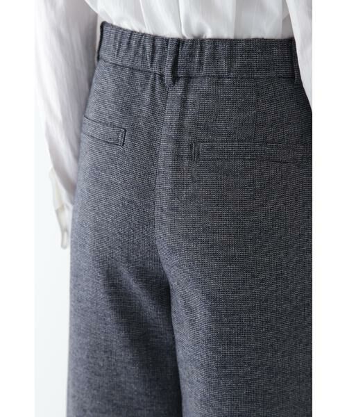 human woman / ヒューマンウーマン パンツ | ◆リングミックスツィードセミワイドパンツ | 詳細12