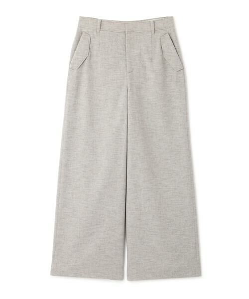 human woman / ヒューマンウーマン パンツ | ◆リングミックスツィードセミワイドパンツ | 詳細15