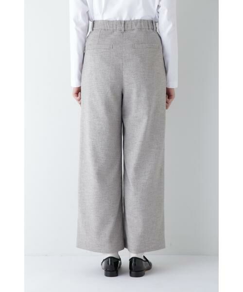 human woman / ヒューマンウーマン パンツ | ◆リングミックスツィードセミワイドパンツ | 詳細21